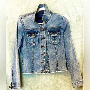 Kut from the Kloth Light Blue Jean Jacket